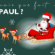 Paul est sur le traineau du Père Noël